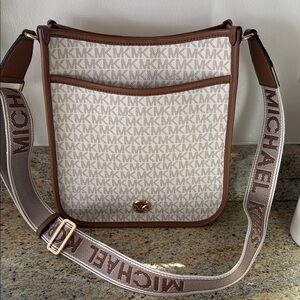 Michael Kors Beige Crossbody Bag